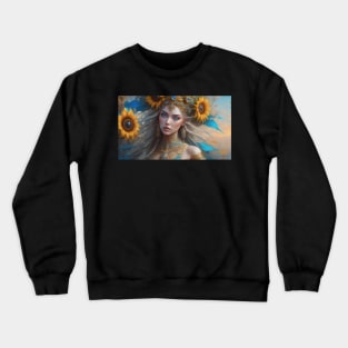 Flower Goddess Crewneck Sweatshirt